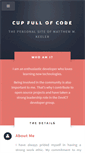Mobile Screenshot of cupfullofcode.com